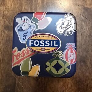 Fossil Decorative Tin Box